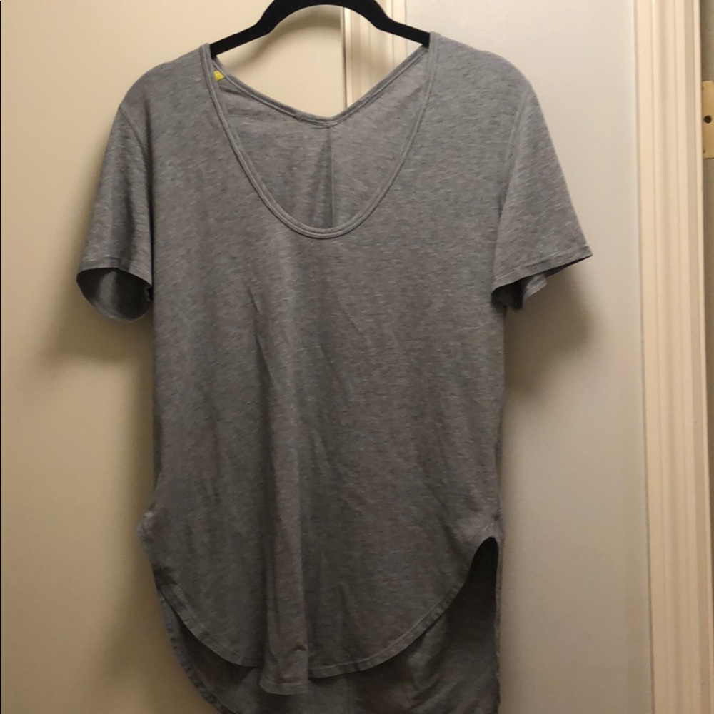 Lululemon Gray Scoopneck